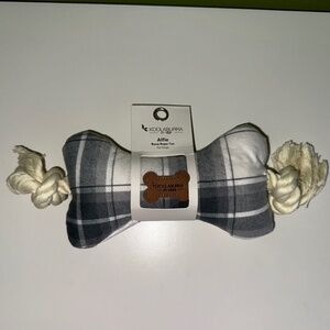 Kookaburra by Ugg Dog Bone Rope Toy Plaid
